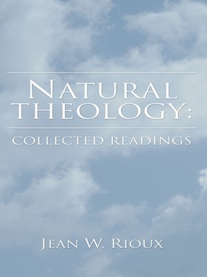cover image of Natural Theology